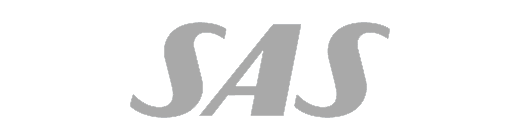 Logo de la compagnie aérienne SAS, Scandinavian Airlines, partenaire